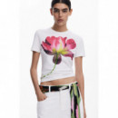 Camiseta Flor Grande de DESIGUAL