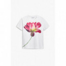 Camiseta Flor Grande de DESIGUAL