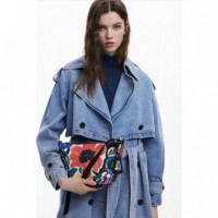 Bolso Bandolera Flores Mediano de DESIGUAL