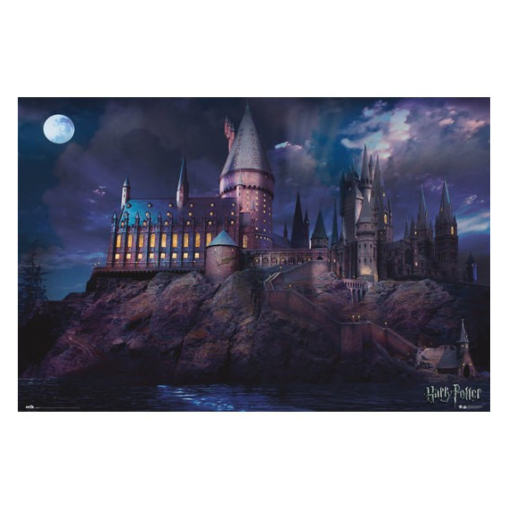 Póster Castillo de Hogwarts Harry Potter