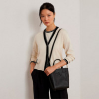 Bolso Tote Cameryn de Piel Granulada  RALPH LAUREN