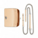 Bandolera Cruzada de Piel con Textura  RALPH LAUREN