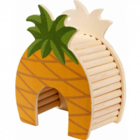 PAWISE Roedor Casita Madera Piña