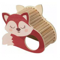 PAWISE Roedor Casita Madera Zorro