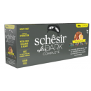 SCHESIR After Dark Gato Adulto Filete Pollo, Ternera y Pato 12X80 Gr