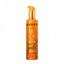 Huile Solaire Or Sun Oil
aceite Solar Oro Alta Protección SPF50  NUXE