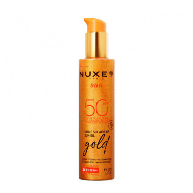 Huile Solaire Or Sun Oil
aceite Solar Oro Alta Protección SPF50  NUXE