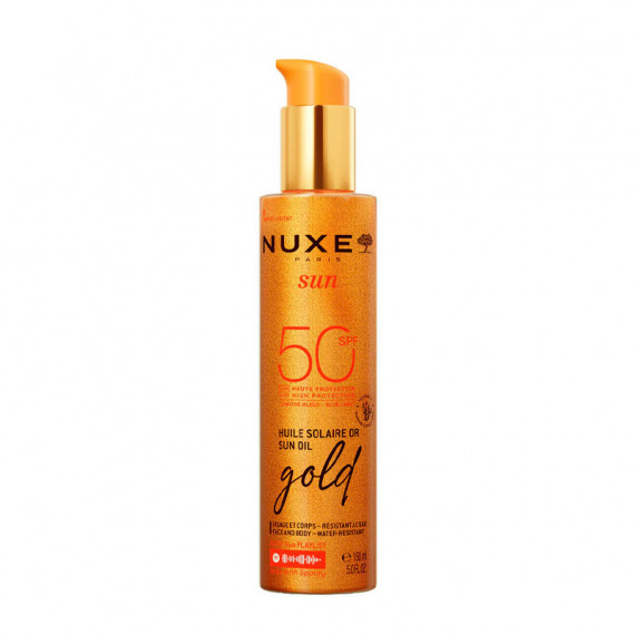 Huile Solaire Or Sun Oil
aceite Solar Oro Alta Protección SPF50  NUXE