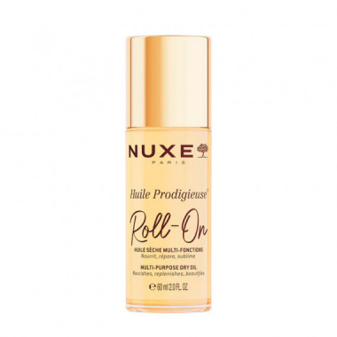 Huile Prodigieuse Roll-on
aceite Seco para Rostro, Cuerpo y Cabello  NUXE