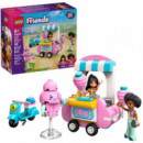 LEGO Friends Puesto de Algodón de Azúcar y Moto 42643