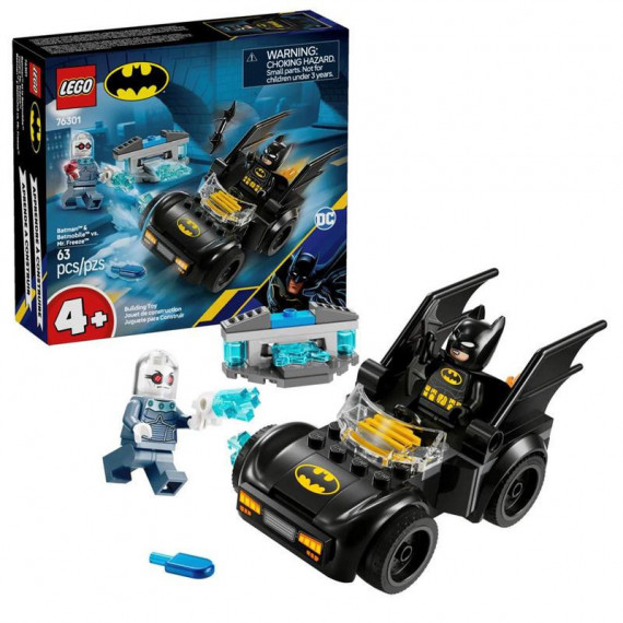 LEGO Batman & Batmobile Vs Mr Freeze 76301
