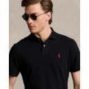 Polos Polo POLO RALPH LAUREN el Icónico Polo de Piqué Negro