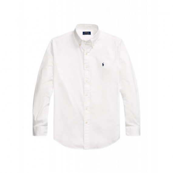 Camisas Camisa de Sarga POLO RALPH LAUREN Custom Fit Blanco