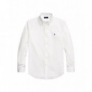 Camisas Camisa de Sarga POLO RALPH LAUREN Custom Fit Blanco