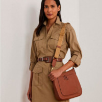 Bolso Cruzado Cameryn de Piel Granulada  RALPH LAUREN