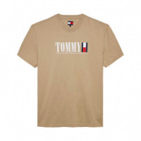 Camiseta de Cuello Redondo con Logo  TOMMY HILFIGER