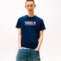 Camiseta de Cuello Redondo con Logo  TOMMY HILFIGER
