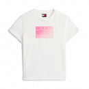 Camiseta de Cuello Redondo con Logo Degradado  TOMMY HILFIGER