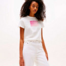 Camiseta de Cuello Redondo con Logo Degradado  TOMMY HILFIGER