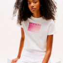 Camiseta de Cuello Redondo con Logo Degradado  TOMMY HILFIGER