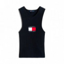 Camiseta sin Mangas con Espalda Deportiva  TOMMY HILFIGER