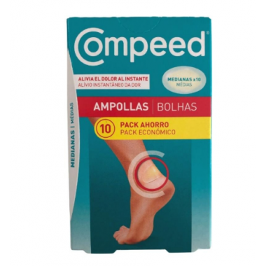 Compeed Ampollas Talla Mediana 10 Unidades Pack Ahorro  PERRIGO ESPAÑA SA