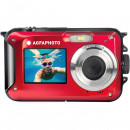 Agfa Realishot WP8000 Cámara Sumergible Rojo + Regalo Funda  AGFAPHOTO