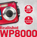 Agfa Realishot WP8000 Cámara Sumergible Rojo + Regalo Funda  AGFAPHOTO