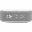 NASA SPC400 Altavoz BLUETOOTH con Reloj Alarma y Cargador Inalámbrico