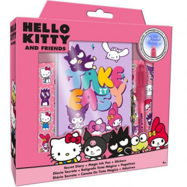 Diario con Bolígrafo mágico Hello Kitty