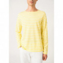 Camisetas Hombre Camiseta SAINT JAMES Unisex Minquiers Acidule Neige