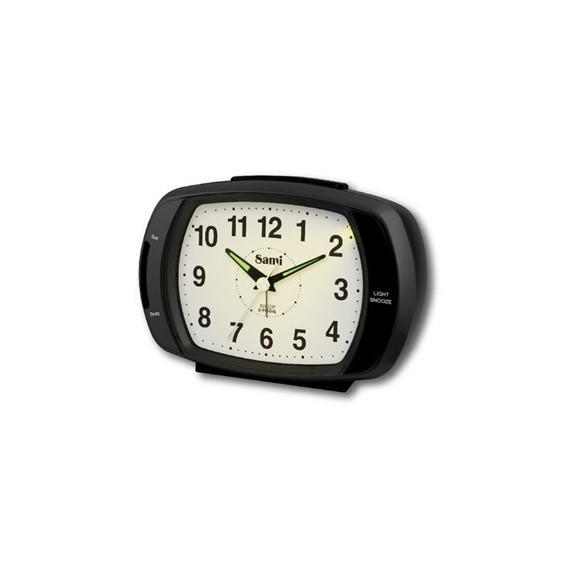 SAMI  Despertador Analogico S-99104L Silencioso Varios Colores