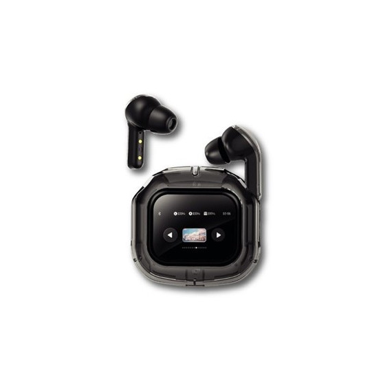 SAMI Auricular BLUETOOTH con Base Cargadora y Pantalla Air Touch Negro RS-12436