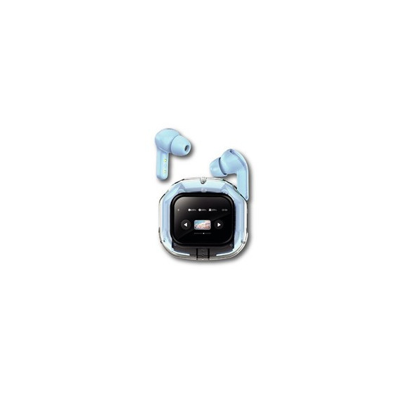 SAMI Auricular BLUETOOTH con Base Cargadora y Pantalla Air Touch Azul RS-12436