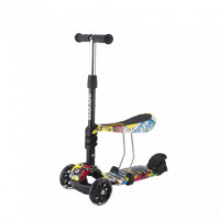 MAKANI Patinete Correpasillos Ride & Skate Train