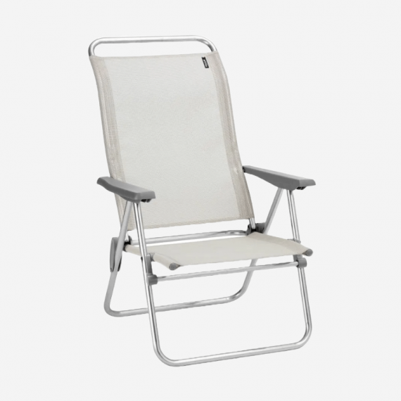 Silla de Playa Alu Low- Plegable- Ultraligera-color Beige Seigle- LAFUMA Mobilier®