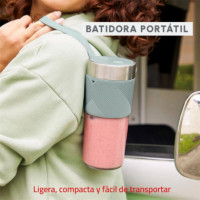 MOULINEX LM1C0410 Batidora Portátil Recargable con Vaso 300 Ml