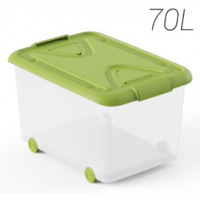 Caja Multibox 70 L. Pistacho Almacenamiento y Ordenacion  PLASTIKEN