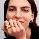 Anillo Banda Ancha Ondulada 163886C00  PANDORA