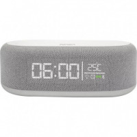 NASA SPC400 Altavoz BLUETOOTH con Reloj y Cargador Inalámbrico