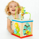 Juego Cubo de Actividades en Madera 5 Piezas  MOLTO