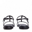 Sandalias Flat de Piel  CALVIN KLEIN