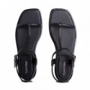 Sandalias Flat de Piel  CALVIN KLEIN
