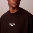 Camiseta Holgada con Logo Gráfico  CALVIN KLEIN