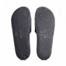 Chanclas de Lona con Logo  CALVIN KLEIN