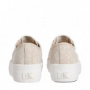 Zapatillas de Plataforma de Jacquard con Logo  CALVIN KLEIN