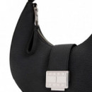 Bolso Hobo con Broche de Giro y Logo  TOMMY HILFIGER