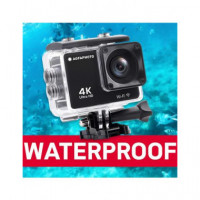 Agfa Camara Deportiva Accion Realimove AC9000 4K,12MPX,PANTALLA Lcd con Wifi Negro  AGFAPHOTO