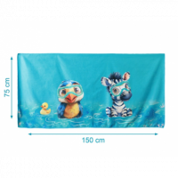 KIOKIDS Red Toalla Microfibra 150X75CM Ref: 4359/ 4360/ 4827 / 4828 / 5144