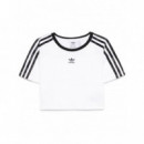 ADIDAS ORIGINALS - 3 S Baby Tee - White - IP0662/WHITE